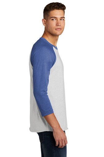 Next Level® Unisex Tri Blend Crewneck Three Quarter Sleeve Raglan Tee