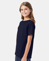 Hanes® Essential-T Crewneck Short Sleeve Youth T-Shirt