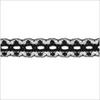 3/8" Black Lace