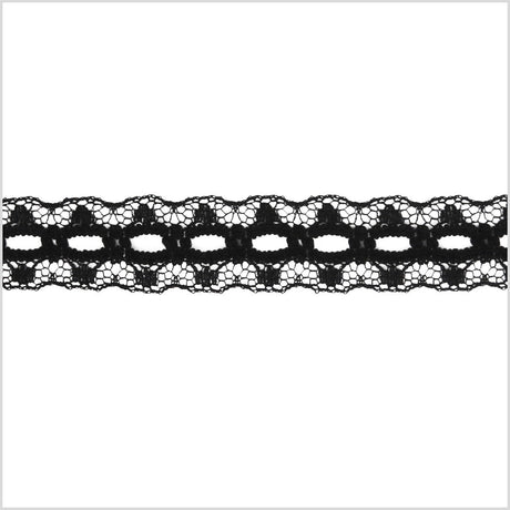 3/8" Black Lace