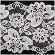 5.5" White Floral Lace Trim