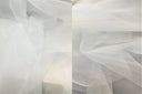 1 yarda de tela tejida sólida de organza de nylon y poliéster, transparente y ligera, ancho 61/62"