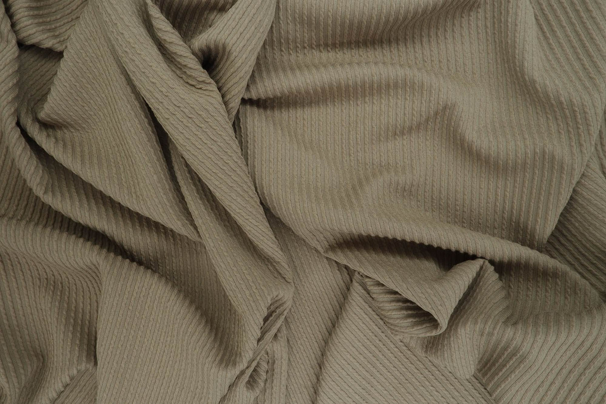 Double Knit Rib Stretch Fabric
