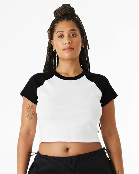 BELLA+CANVAS® Women’s Micro Rib Raglan Baby Tee