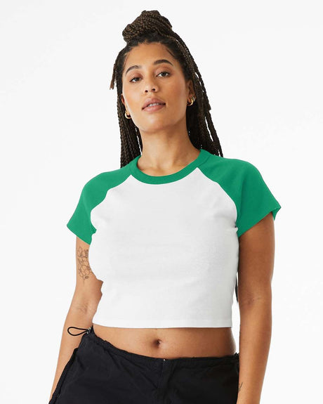 BELLA+CANVAS® Women’s Micro Rib Raglan Baby Tee