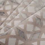 Platinum Black Geometric Laser Cut Velvet