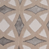 Platinum Black Geometric Laser Cut Velvet