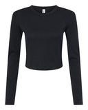Women's Micro Rib Long Sleeve Baby Tee