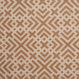 Tannin and Eggnog Geometric Acrylic-Polyester-Viscose Chenille