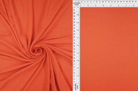1 Yard 4x2 Yummy Rib Knit Fabric 170 GSM, 58/60? Wide Polyester Spandex Blend