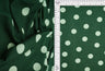 Polka Dot Ribbed Stretch Knit Fabric