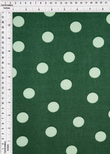 Polka Dot Ribbed Stretch Knit Fabric