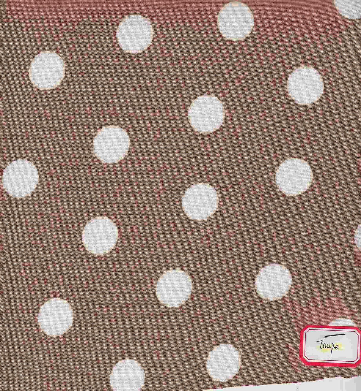 Polka Dot Ribbed Stretch Knit Fabric