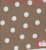 Polka Dot Ribbed Stretch Knit Fabric