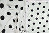 Polka Dot Ribbed Stretch Knit Fabric