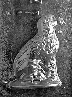 Large Poodle Chocolate Mold - Side 1 - LPDOG003A