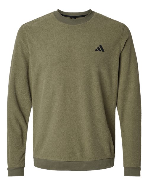 Adidas Men's Terry Loop Crewneck Sweatshirt