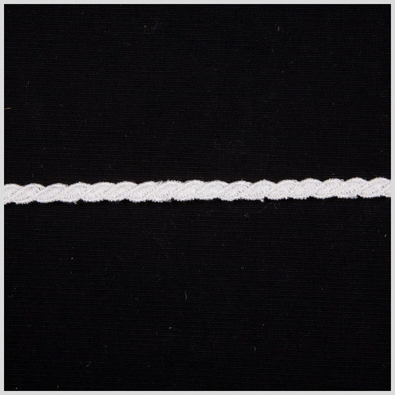 1/4" White Gimp Braid