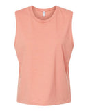 Women's Cotton Jersey CVC Go-To Crop Muscle Tank
