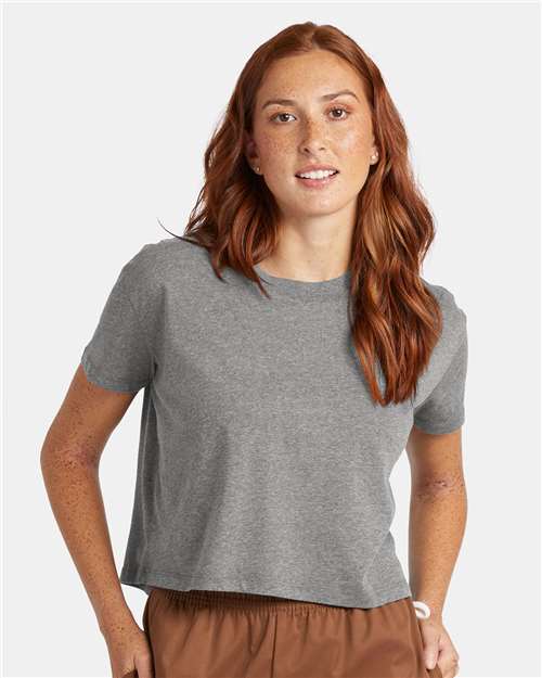 Women's Cotton Jersey CVC Go-To Headliner Crop Tee