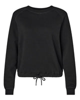 LAT Women's Relaxed Boxy Fleece Crewneck Sweatshirt