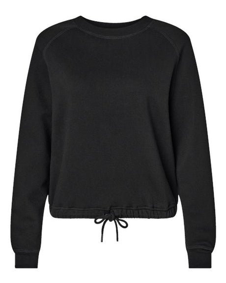 LAT Women's Relaxed Boxy Fleece Crewneck Sweatshirt