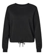 LAT Women's Relaxed Boxy Fleece Crewneck Sweatshirt