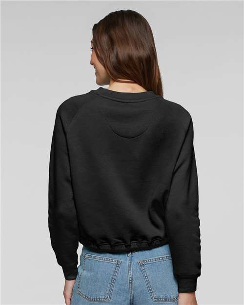 Women's Relaxed 3-End Boxy Fleece Crewneck Sweatshirt