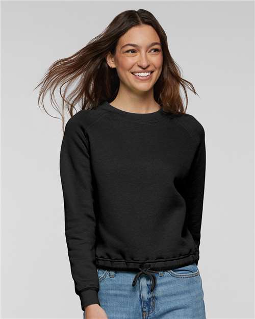 Women's Relaxed 3-End Boxy Fleece Crewneck Sweatshirt