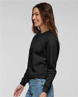 Women's Relaxed 3-End Boxy Fleece Crewneck Sweatshirt