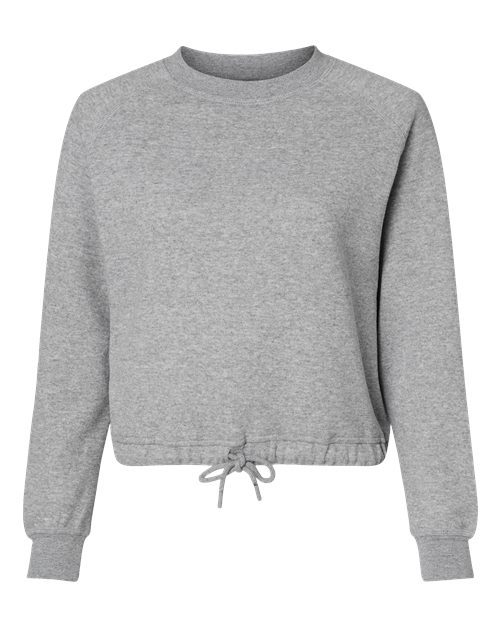 LAT Women's Relaxed Boxy Fleece Crewneck Sweatshirt