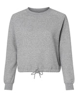 LAT Women's Relaxed Boxy Fleece Crewneck Sweatshirt