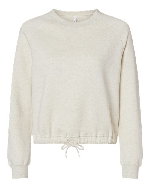 LAT Women's Relaxed Boxy Fleece Crewneck Sweatshirt