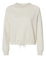 LAT Women's Relaxed Boxy Fleece Crewneck Sweatshirt