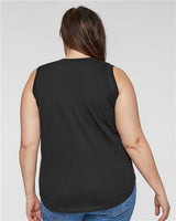 Women's Curvy Relaxed Fine Jersey Tank