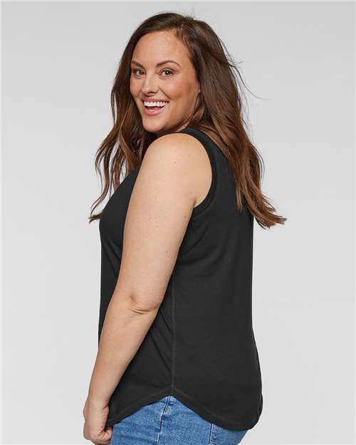 Women's Curvy Relaxed Fine Jersey Tank