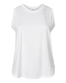 LAT Women's Curvy Relaxed Fine Jersey Tank