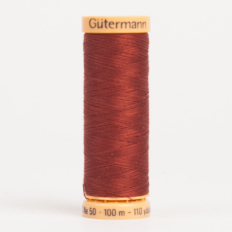 Gutermann Cotton Thread 100m - 4720 Dark Copper