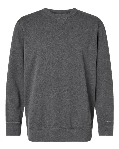Vintage Wash Fleece Crewneck Long Sleeve Sweatshirt