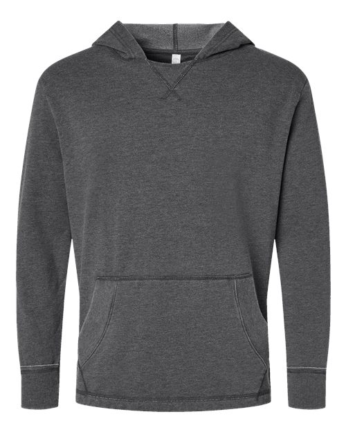 LAT Unisex Vintage Wash Fleece Hoodie Sweatshirt