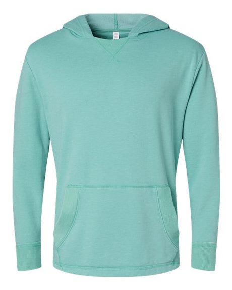 LAT Unisex Vintage Wash Fleece Hoodie Sweatshirt