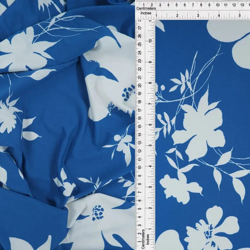 1 Yard DTY Floral Print Stretch Knit Fabric 58/60 Inch Wide