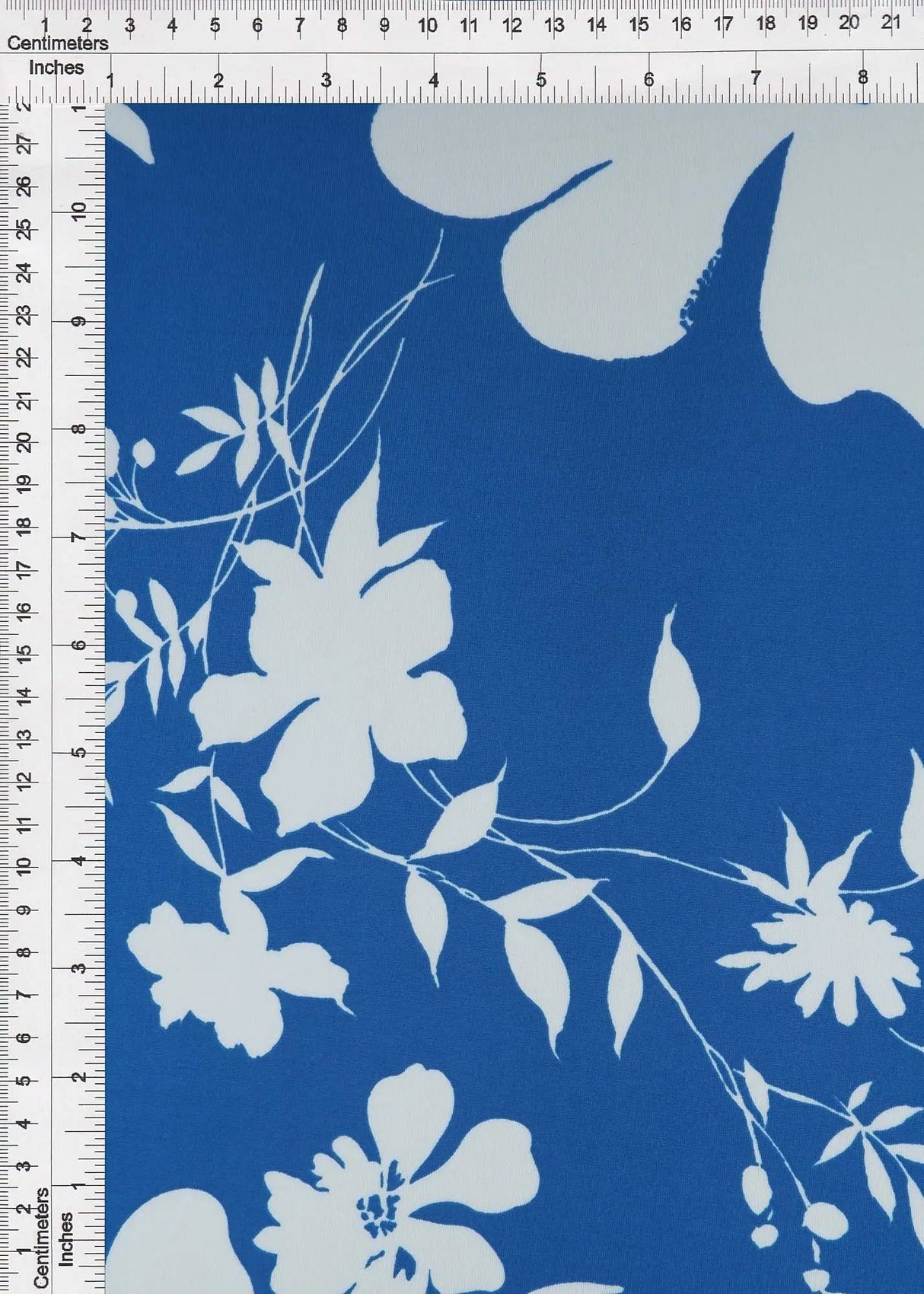 1 Yard Polyester Spandex DTY Brushed Knit Fabric Floral Print Soft Stretch 58/60" Width
