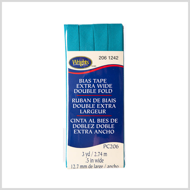 Wrights Mediterranean 1/2" Extra Wide Double Fold Bias Tape