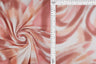 Abstract Marble Ribbed Stretch Knit Fabric