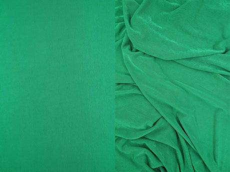 1 Yard Slinky Rib Knit Fabric 1x1 Solid Polyester Spandex Stretch 52/54 Inches