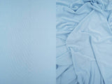 1 Yard Slinky Rib Knit Fabric 1x1 Solid Polyester Spandex Stretch 52/54 Inches