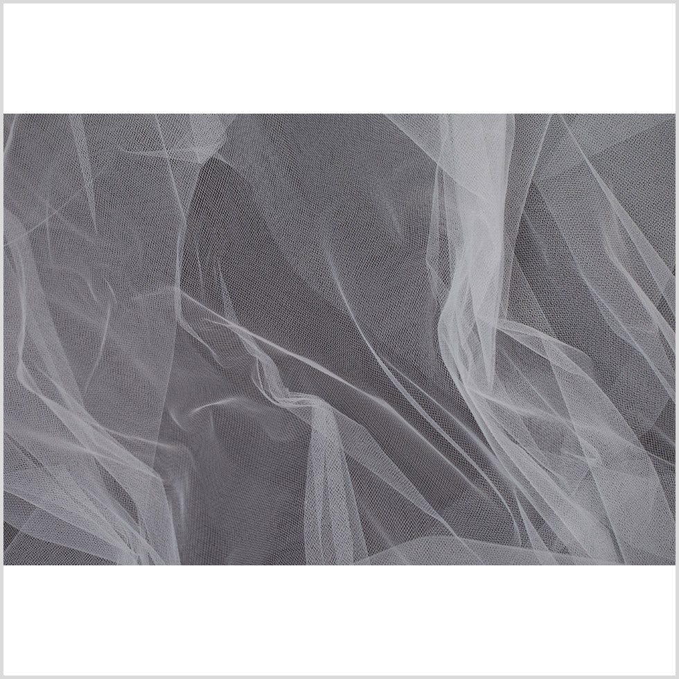 Nylon Tulle 108" - Silk White - Pavlova Wide Collection