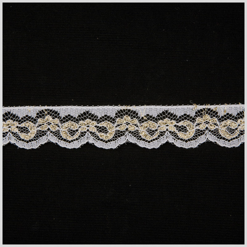 1" Off-White Fine Lace