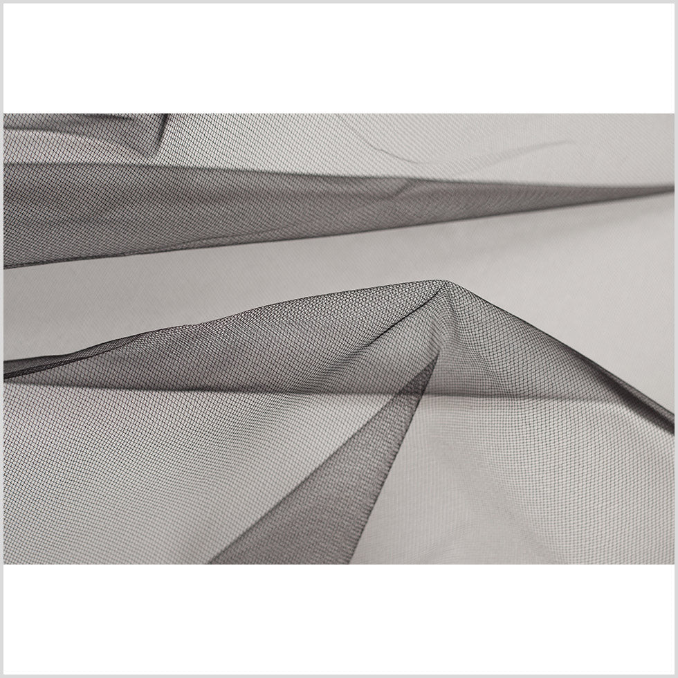 Diamond Net Crinoline Nylon Tulle - Black